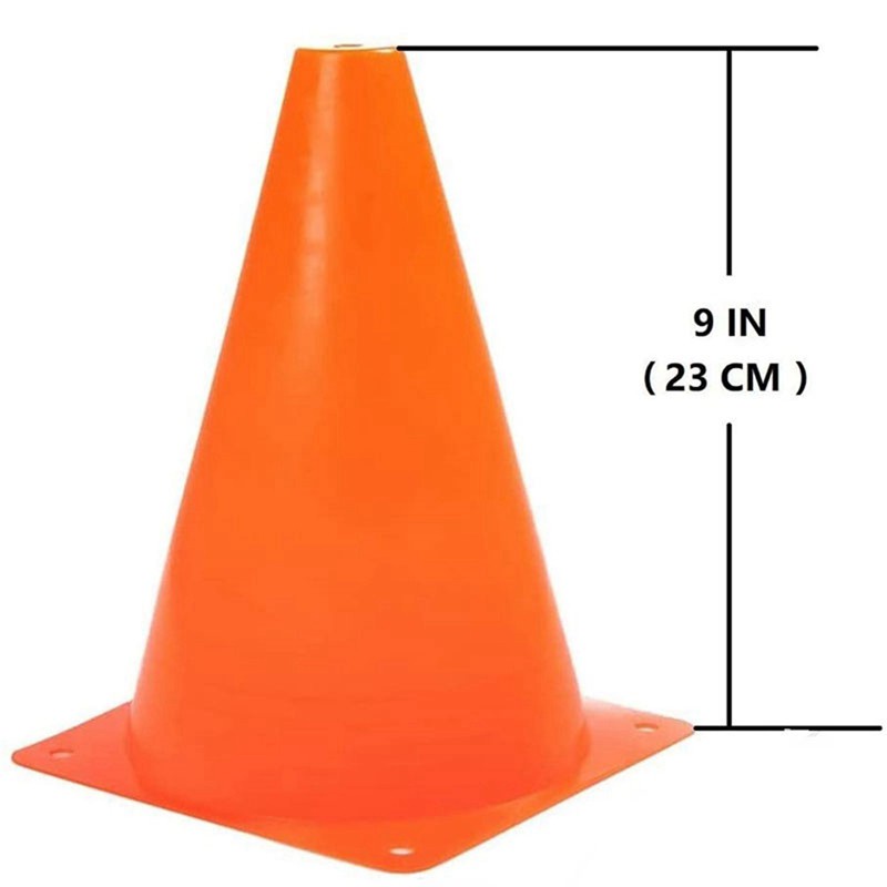 20 Pcs Football Conical Cone Agility Training Sport Cone for Track