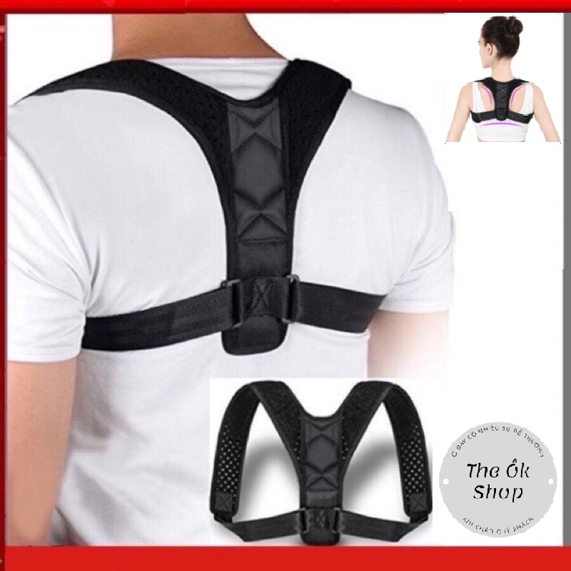 Đai chống gù lưng, đai chống gù nam nữ cao cấp định hình cơ thể giúp chống cong vẹo cột sống