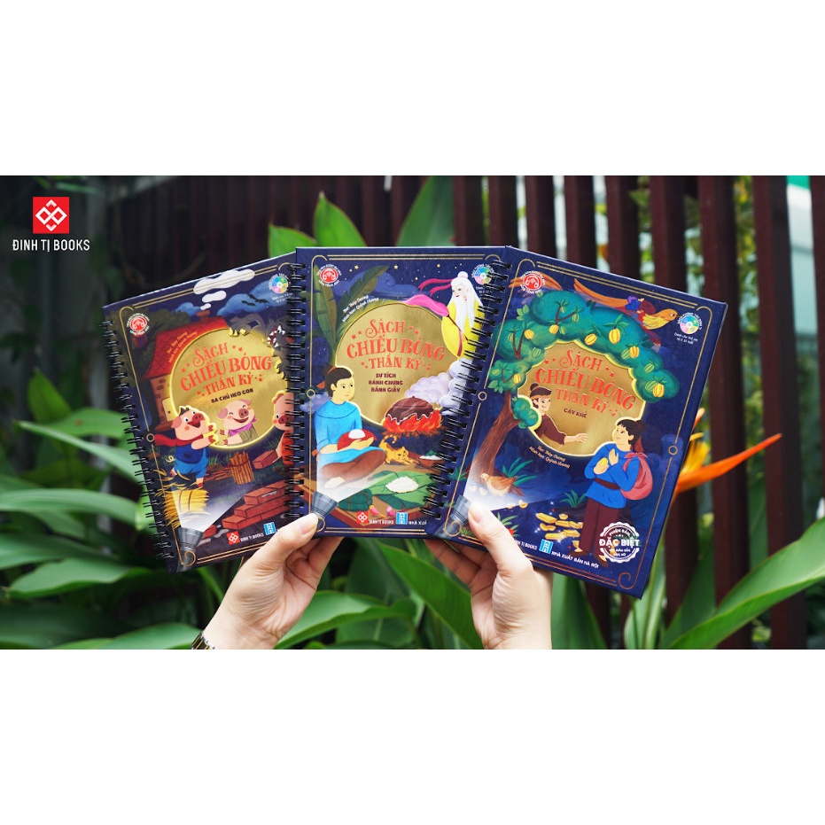 Sách chiếu bóng thần kỳ có màu - Ba chú lợn conSự tích cây khế Sự tích bánh chưng bánh giày