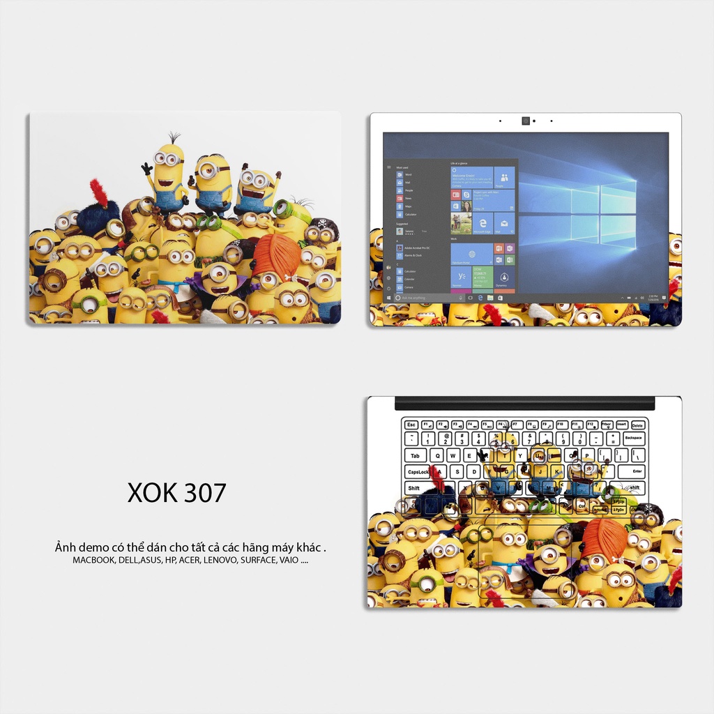 Skin Dán Laptop - Chủ Đề Minions