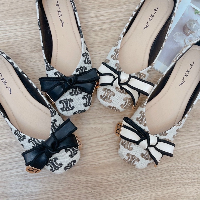 GIÀY BÚP BÊ NƠ VIỀN XÍCH SIÊU HOT