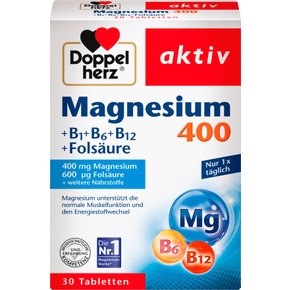 Hàng Đức Magnesium 400 B1 B6 B12 hộp 30 viên- Hàng chuẩn