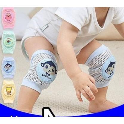 set bọc đầu gối lưới cho bé tập bò, tập đi đồ dùng trẻ sơ sinh trẻ em thoáng mát mùa hè ấm áp mùa đông