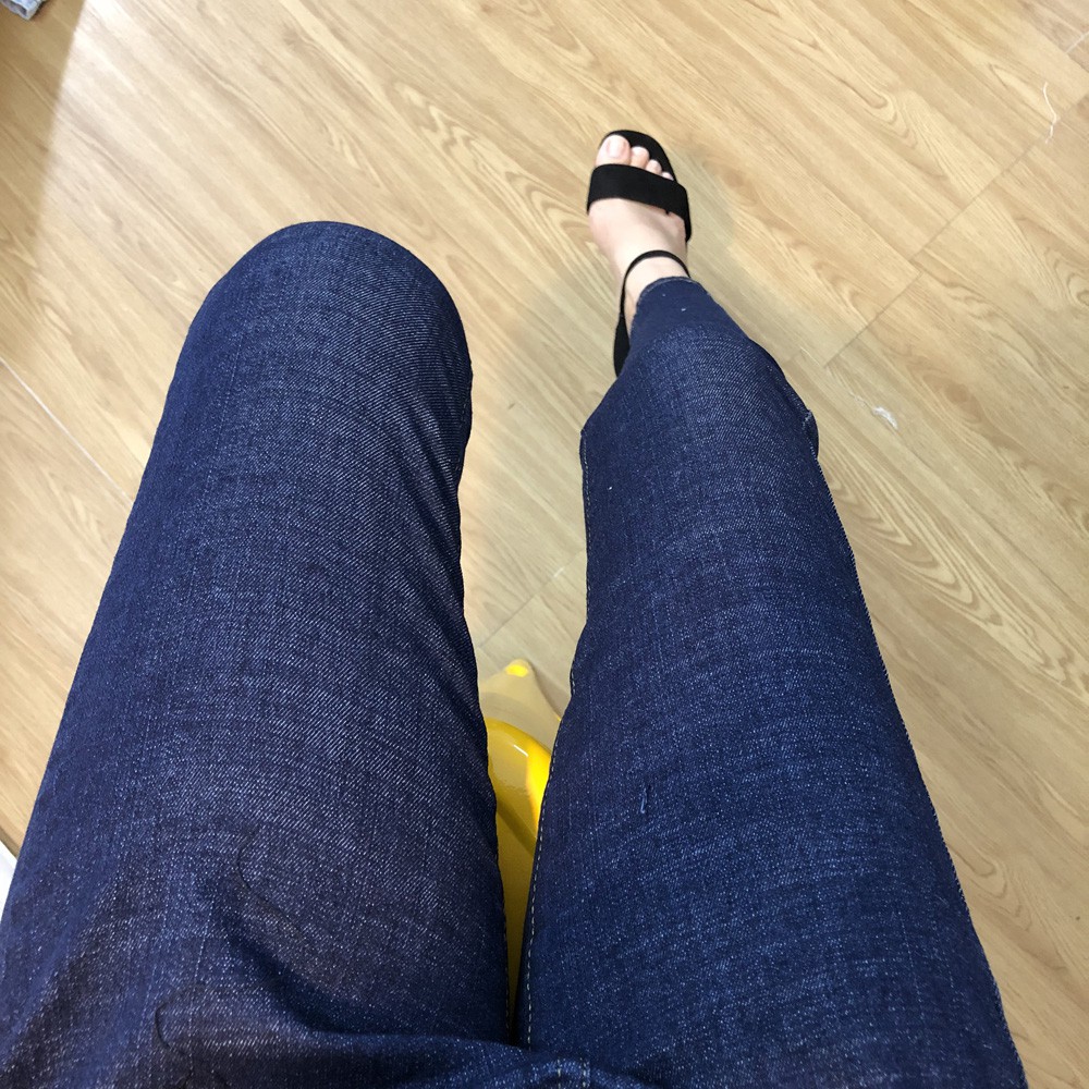 [FREESHIP 150K] Quần Jeans Nữ Lưng Cao Co Giãn Trơn Cao Cấp OHS0053