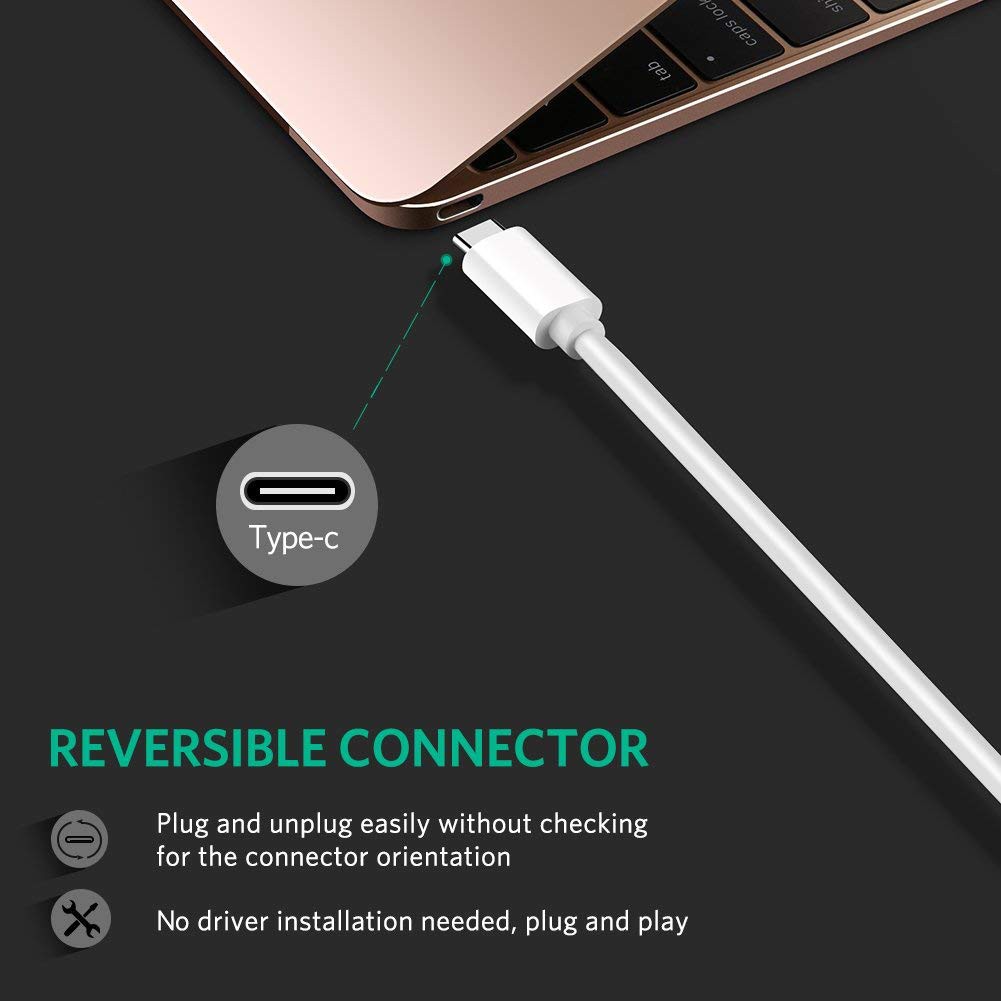 Hub Chuyển đổi USB Type-C ra VGA &amp; USB 3.0