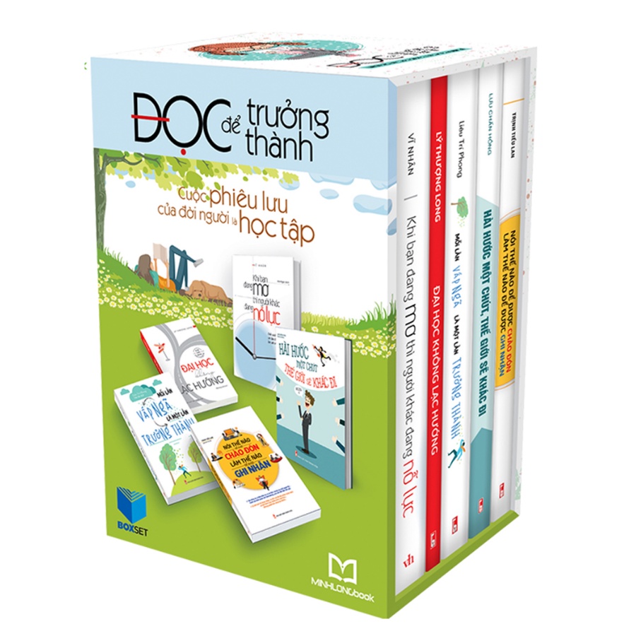 Sách - Combo Đọc Để Trưởng Thành - Tuyển Chọn Những Cuốn Sách Hay Dành Cho Bạn Trẻ (5 Cuốn) - ML