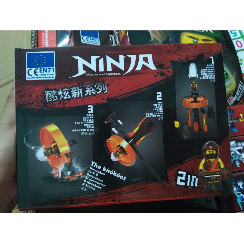 Đồ chơi lắp ráp Ninjago vòng quay lốc xoáy cam