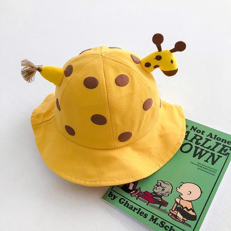 Mũ vành cho bé hình Hươu cao cổ 3D siêu hót 1-3 tuổi, Nón tai bèo hình Hươu 3D cho bé Thị Nắng Store