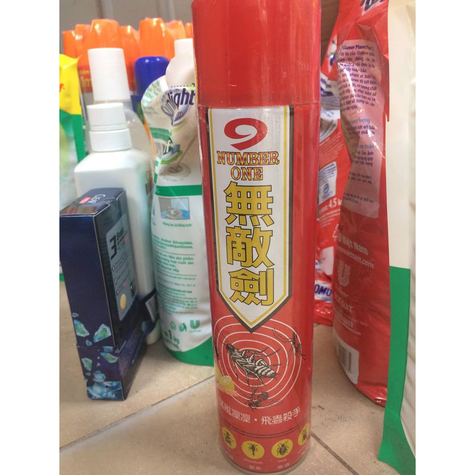 Xịt muỗi số 9 chai 600ml