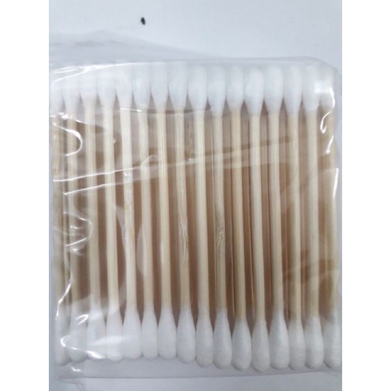 gói 100 que bông ngoáy tai gỗ chính hãng