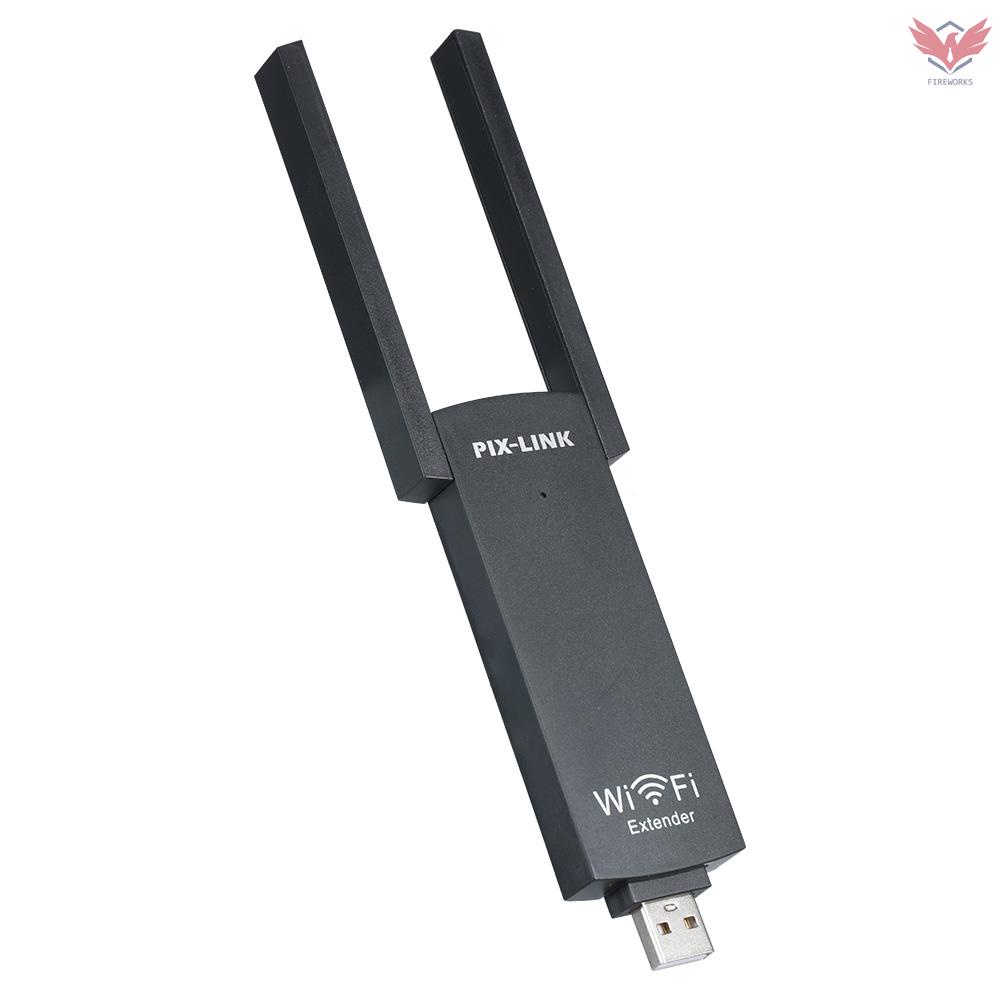 Bộ Chuyển Đổi Usb Wifi 2.4g 300mbps (Up Sang 2 Ăng Ten) / An Ninh Cao Cấp Đen