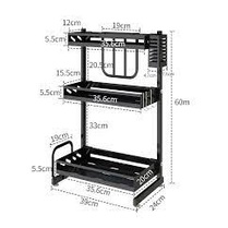 Kệ gia vị 3 tầng thép đựng gia vị -đựng đồ nhà bếp đa năng  Sơn Tĩnh Điện