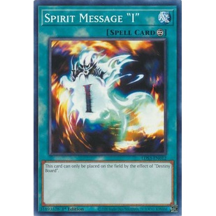 Thẻ Bài Yugioh Spirit Message "I" - LDS3-EN012 - Common 1st Edition
