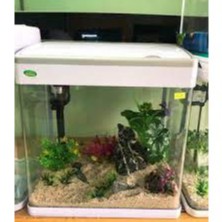 Bộ Bể Cá Để Bàn MJ-360, Kích Thước 36x22x37cm, Bể Cá Thủy Sinh