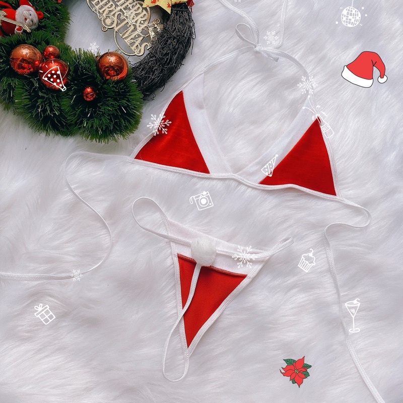 SẴN HÀNG GIAO NGAY [BÁN CHẠY NHẤT] [ Bk026 ] bộ đồ lót noel - cosplay sexy - CẨM LƯU | WebRaoVat - webraovat.net.vn