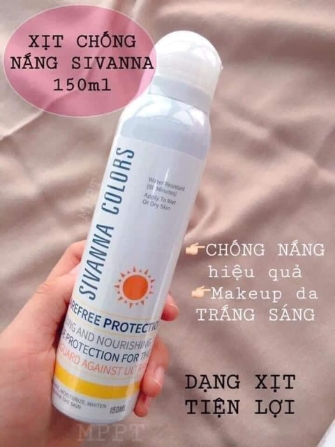 XỊT CHỐNG NẮNG SIVANA