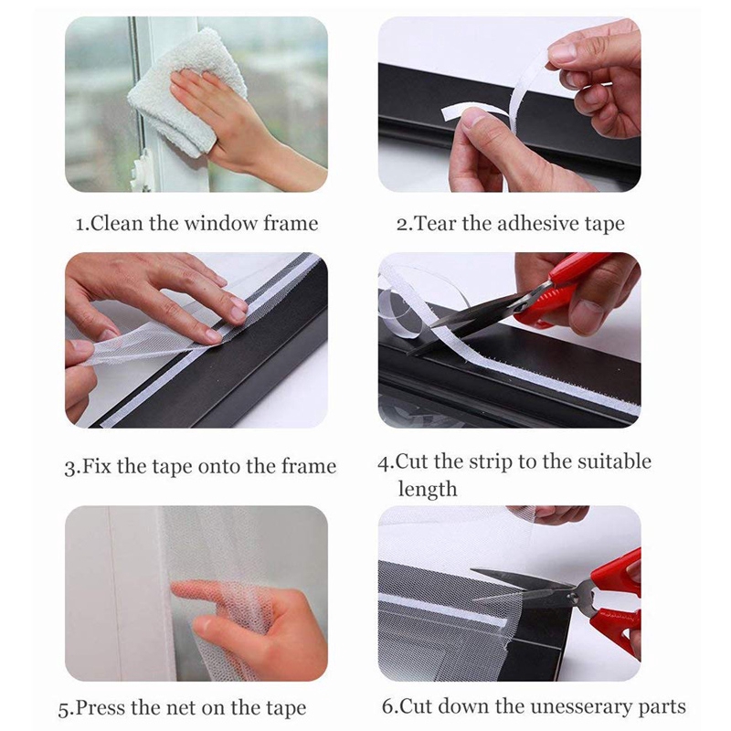 Rèm Cửa Lưới Chống Muỗi Và Côn Trùng Tiện Lợi