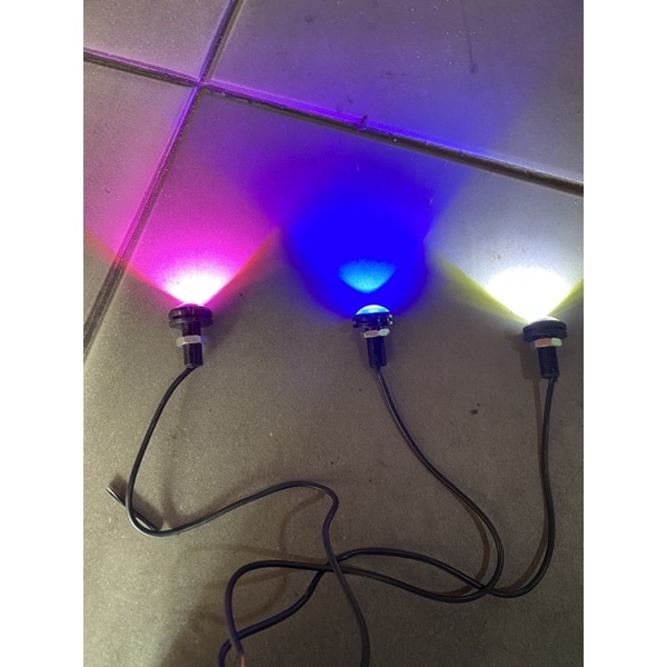 Bóng led xi nhan, cúc áo các mầu