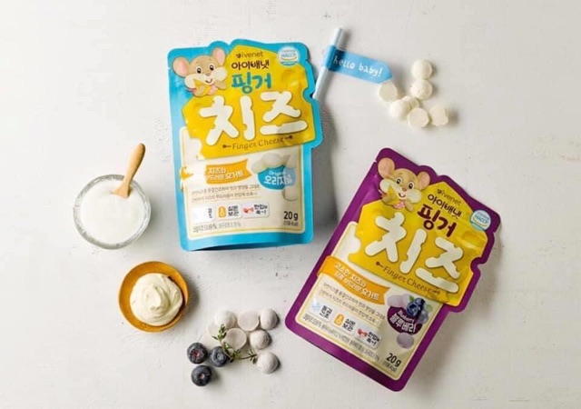 Phô mai sấy lạnh Ivenet Hàn Quốc 20g