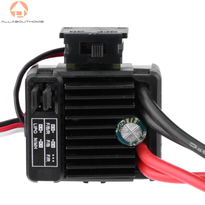 Abh 1 Bộ Điều Khiển Tốc Độ Điện Tử Không Thấm Nước Đầu Ra 60a Esc Cho Xe Hơi Điều Khiển Từ Xa 1 / 10