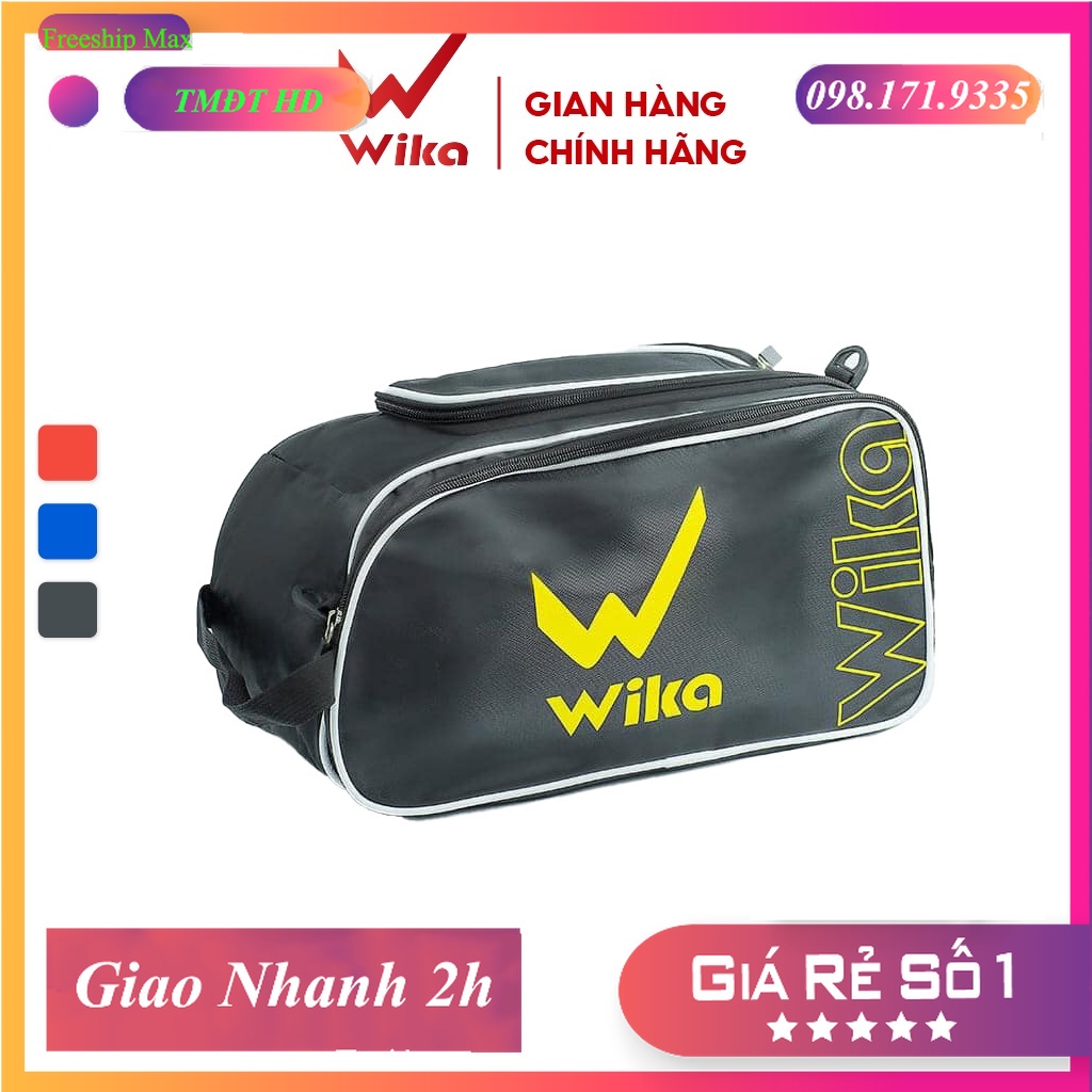 ⭐ Túi Thể Thao Nam WIKA Thiết Kế 2 Ngăn, Chất Liệu Vải Bố Nhỏ Gọn Tiện Lợi, Có Tay Xách Khóa Kéo Chắc Chắn HAINGAN