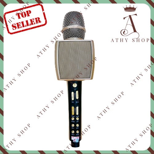 MIC KARAOKE BLUETOOTH YS-92 KÈM LOA GHI ÂM micro kết nối với điện thoại hút giọng tốt có tích hợp chức năng livestream c