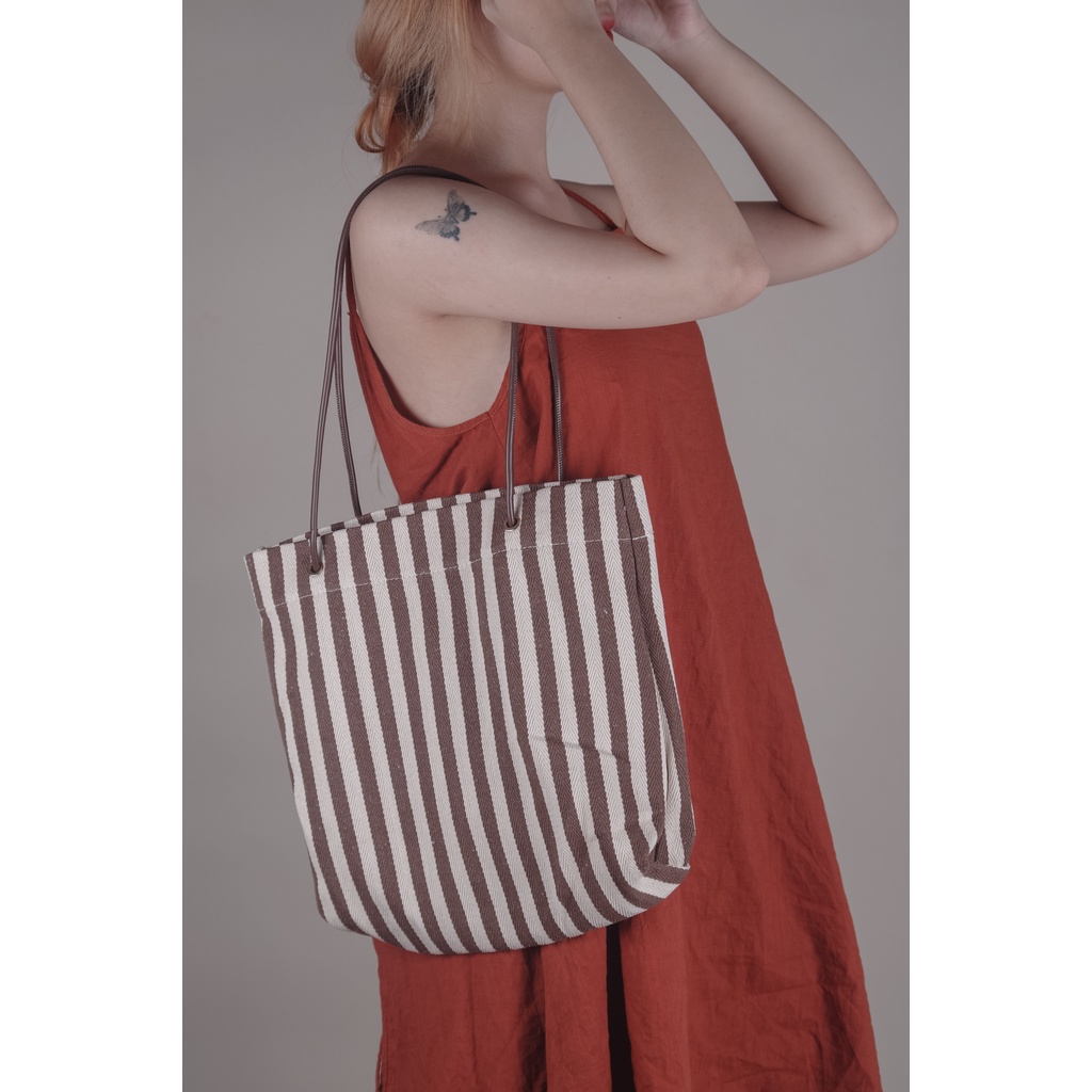 Túi vải nữ - The Summer Stripe Tote Bag