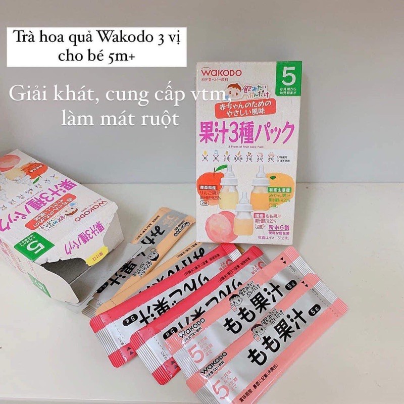 Trà hoa quả Wakodo (5 tháng+)