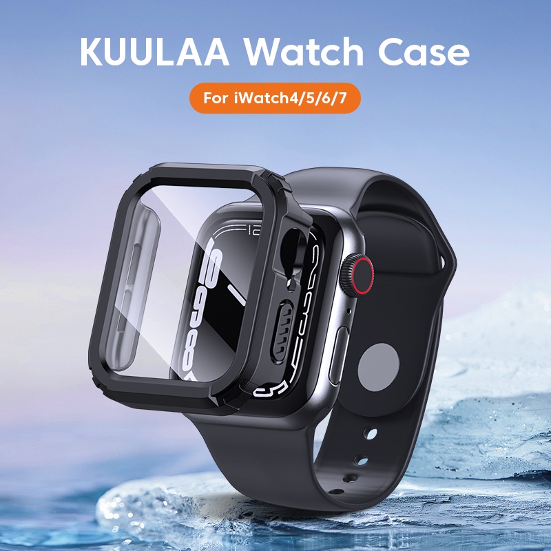 KUULAA Ốp Bảo Vệ Mặt Đồng Hồ Thông Minh Chống Trầy Và Chống Sốc Cho iWatch Series 4-7