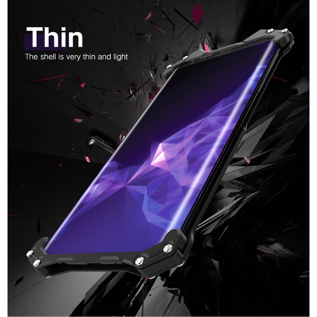 [FREESHIP 99K] Ốp lưng nhôm chống sốc có hình logo Batman cho Samsung Galaxy S9 S8 S7 S6 Edge Plus