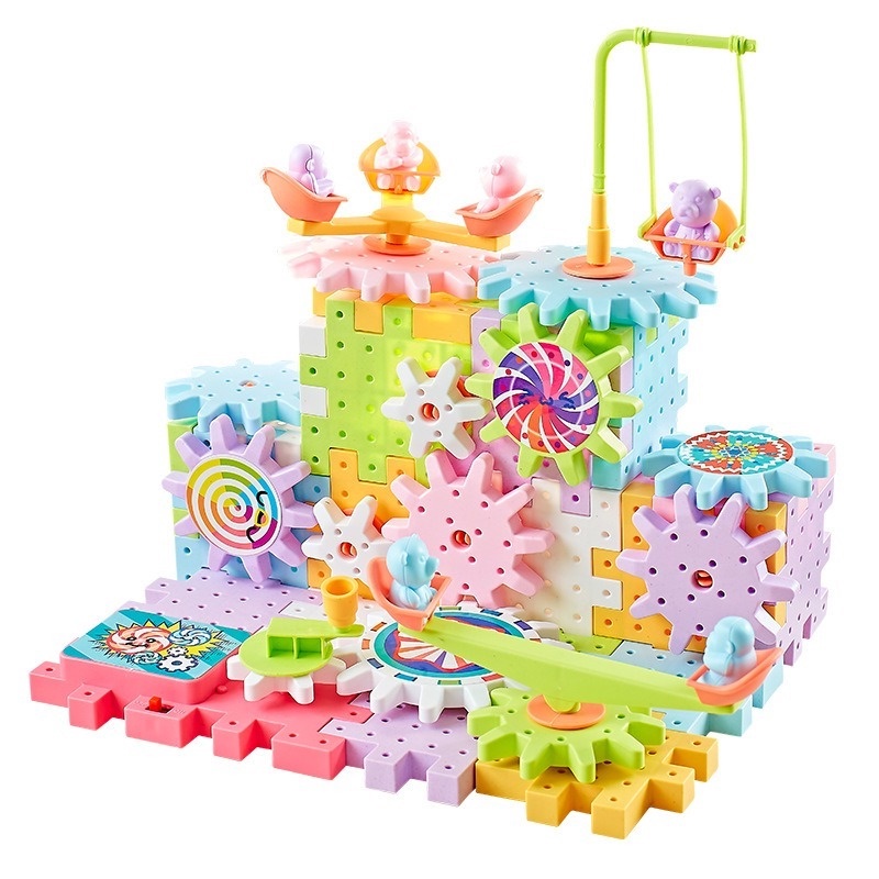 Bộ Đồ Chơi Lắp Ráp Bánh Răng Điện Tử GYLMY47 Cho Bé