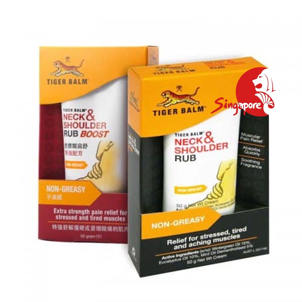 Dầu Tiger Balm Singapore Neck and Shoulder Rub Boost 50 gram