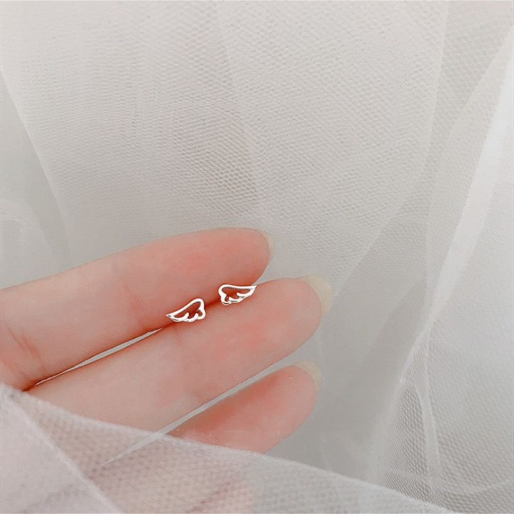 Bông tai hình cánh thiên thần mini nhiều màu sắc thời trang MIHAN1