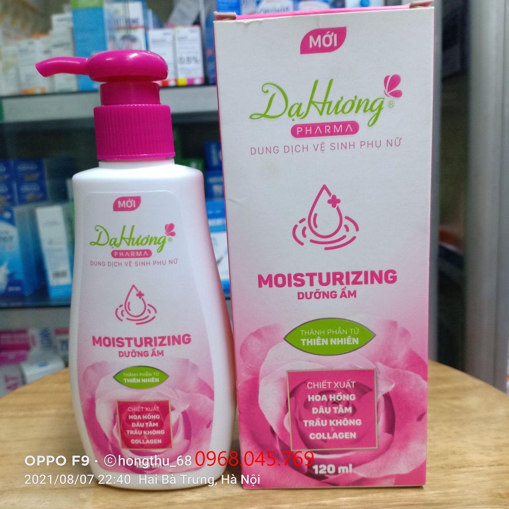 DDVSPN Dạ Hương Pharma MỚI chai vòi 120ml