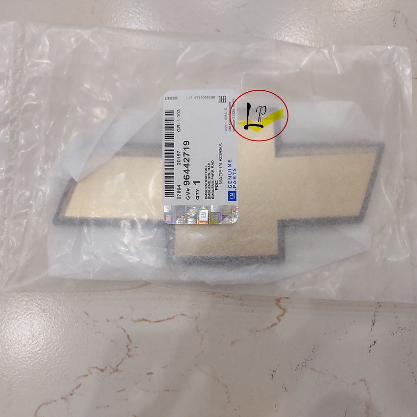 Logo trước xe chevrolet captiva mã 96442719| chuẩn GM - xịn | logo xe captiva|lienphuong79