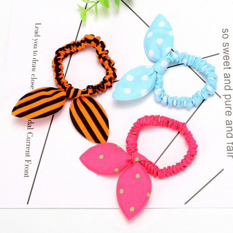 BUỘC TÓC SCRUNCHIES TAI THỎ MINI SIÊU DỄ THƯƠNG | VIDEO THẬT | SHOP BEECOW