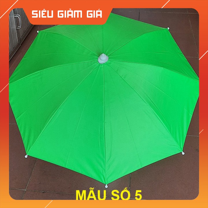 [ĐỘC ĐÁO] Ô Dù Đội Đầu TIện Dụng Cho Người Câu Cá, Du Lịch Dã Ngoại, Chụp Ảnh