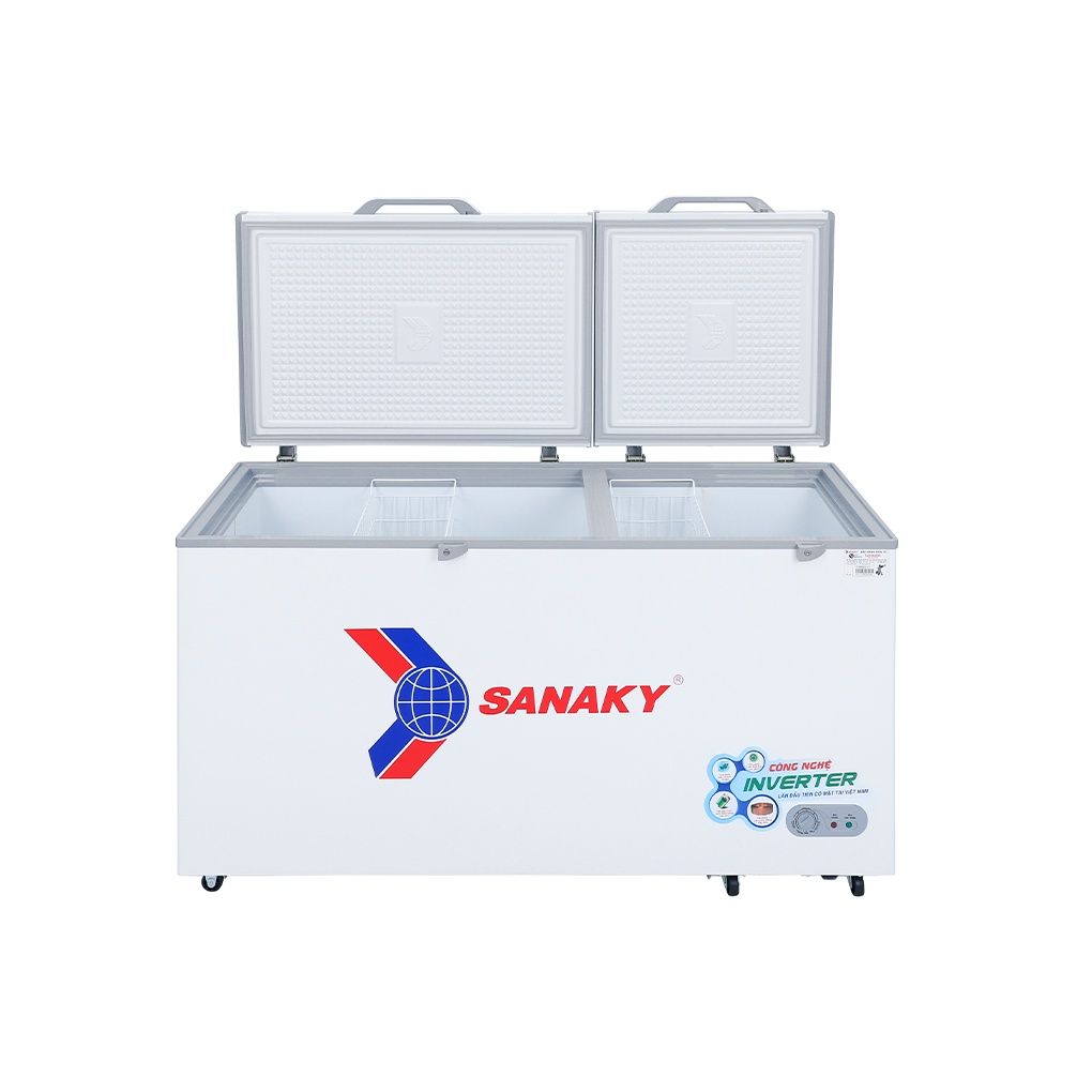 Tủ đông Inveter SANAKY 530 lít VH-6699HY3 - 1 NGĂN 2 CÁNH, DÀN LẠNH ĐỒNG, MIỄN PHÍ GIAO HÀNG HCM.