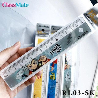 Thước kẻ 15cm superkid rl03-sk [đồ dùng học sinh classmate)