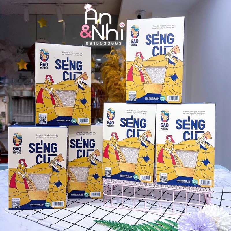 GẠO SÉNG CÙ HÚT CHÂN KHÔNG 1KG & 5KG