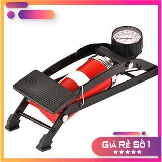 Bơm Đạp Chân Đa Năng Mini Cho Ô Tô Xe Máy, Bóng Bay, Phao Bơi Tiện Dụng, Bảo Hành 6 Tháng