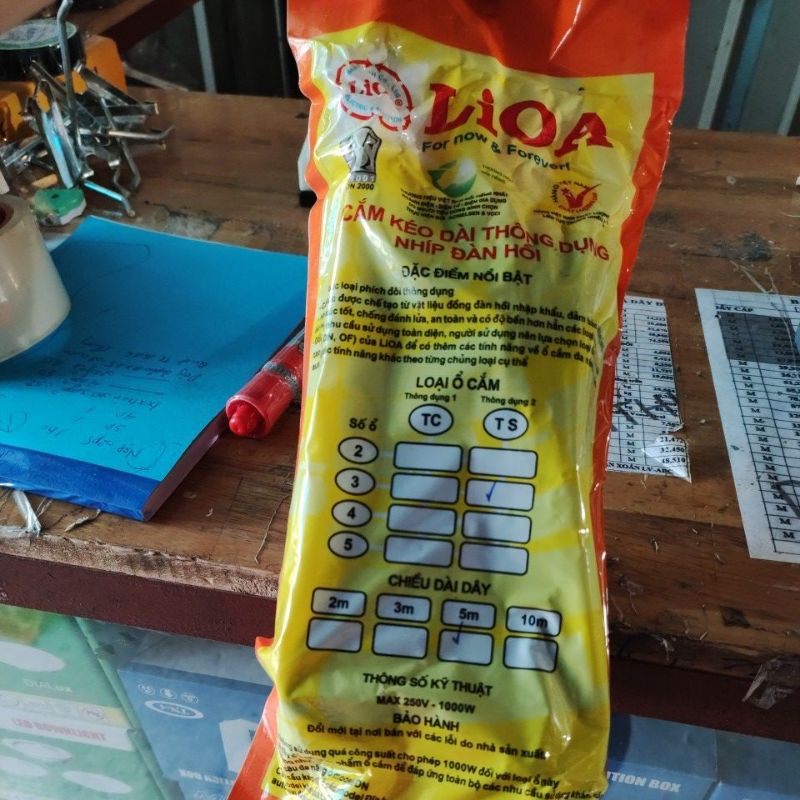Ổ cắm dây lioa 5m