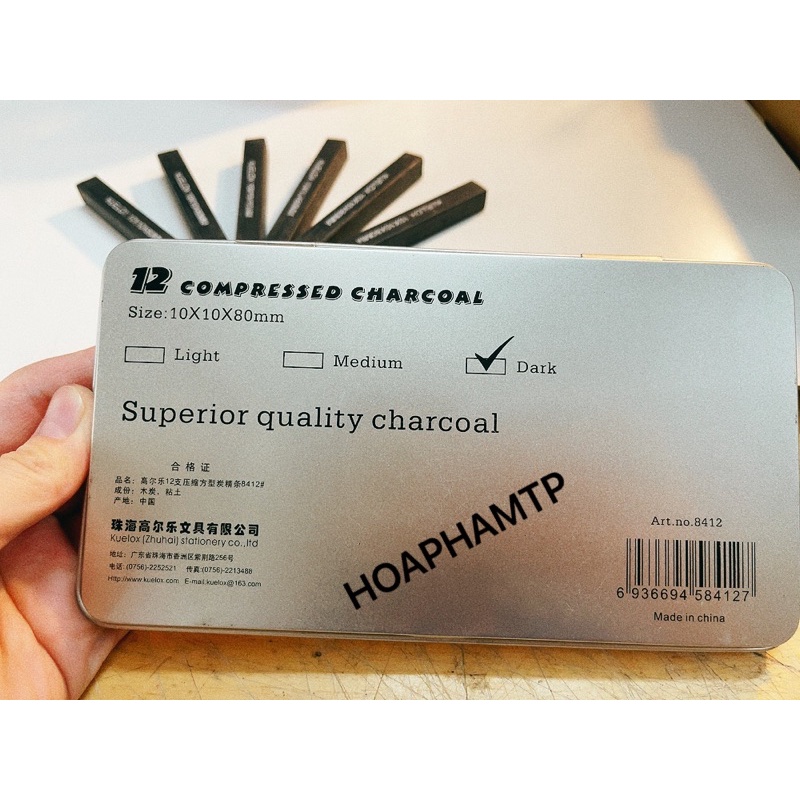 Than cây Kuelox, than vẽ bán lẻ