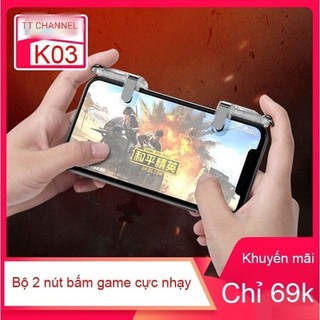 BỘ 2 NÚT CHƠI GAME K03 HỖ TRỢ NGẮM BẮN PUBG MOBILE, RULES OF SURVIVAL, CALL OF DUTY