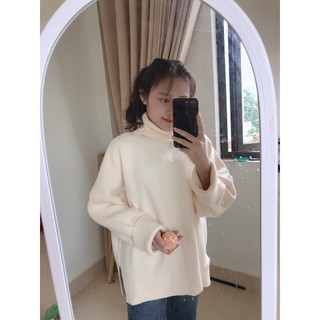 [ Ngưng Ord ] Áo Len Cổ Lọ Oversize siêu mịn ( Có ảnh thật )