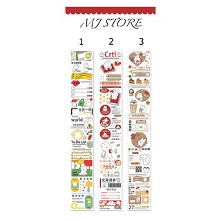 Sticker thỏ - JD5149 - Masking tape