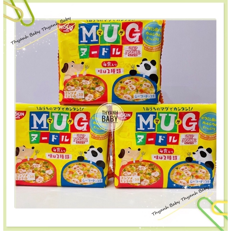  Mỳ Mug Nissin ăn liền cho bé (1/2022)