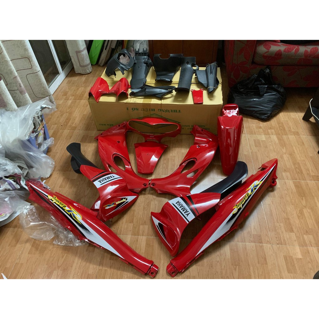 TRỌN BỘ VỎ NHỰA JUPITER R ĐỎ