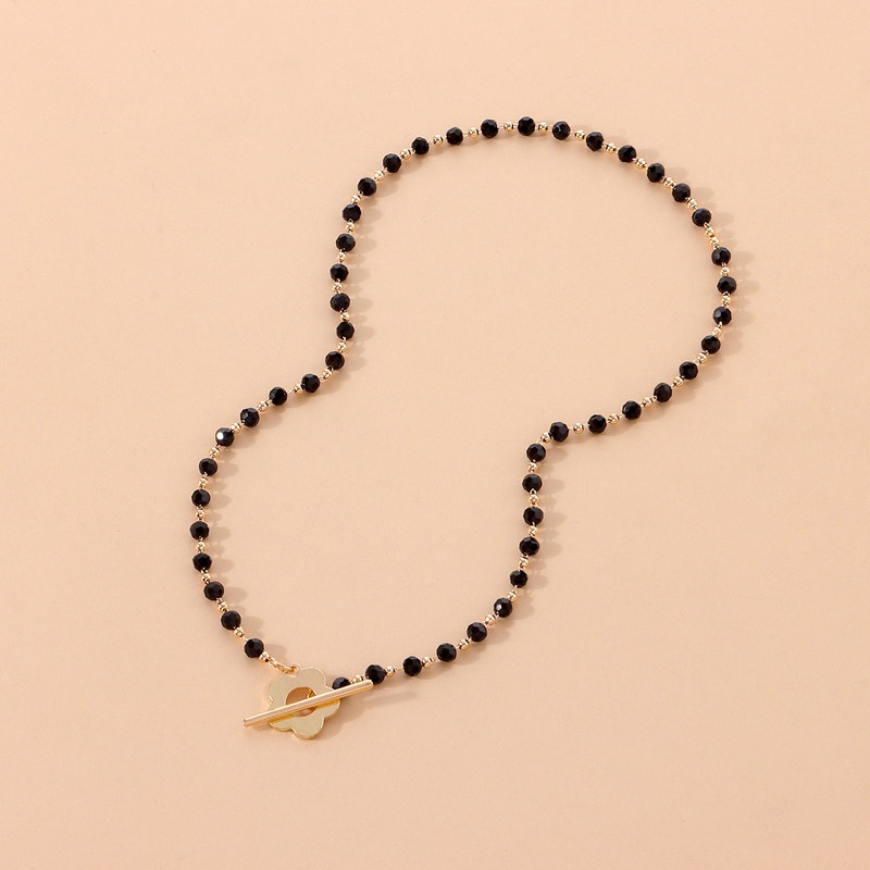 Vòng Cổ Choker Đính Hạt Pha Lê Đen Sang Trọng Thời Trang Cho Nữ