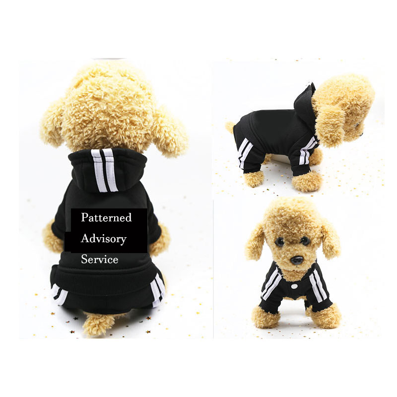 Thú Cưng Phong Cách Nút đơn Giản Thu Và Đông Thoải Mái Ấm áp Dễ Thương Quần áo Có Mũ Trùm đầu Thời Trang Bình Thường Áo Len Thể Thao Cho Mèo Và Chó Bốn Chân